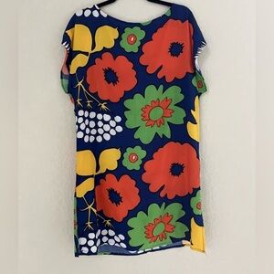 Marimekko for Target Tunic Sheath Dress Size Sm Multicolor Fun Flirty Pullover